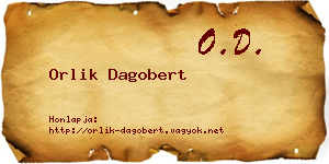 Orlik Dagobert névjegykártya